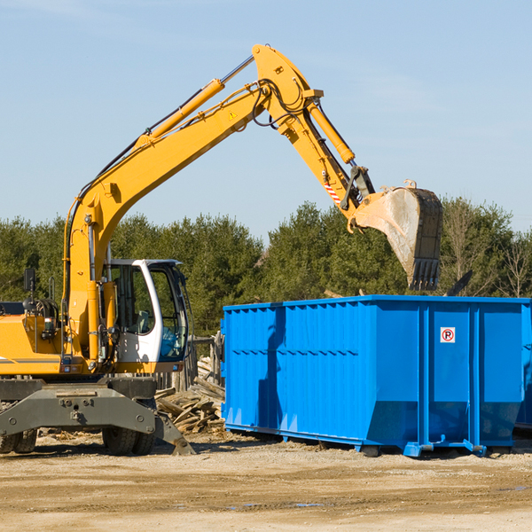 how does a residential dumpster rental service work in Franklin